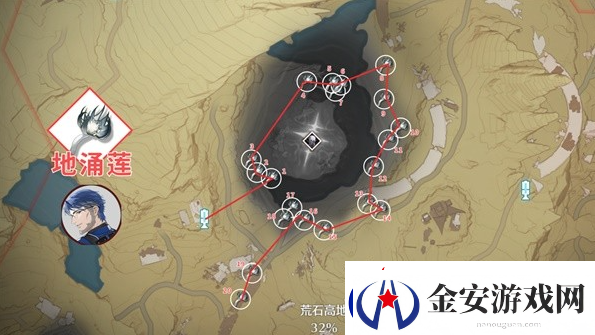 鸣潮花卉材料收集路线