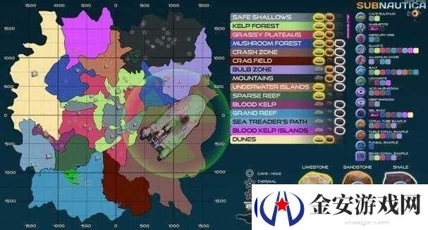 美丽水世界详尽资源分布图及各大资源位置全面介绍