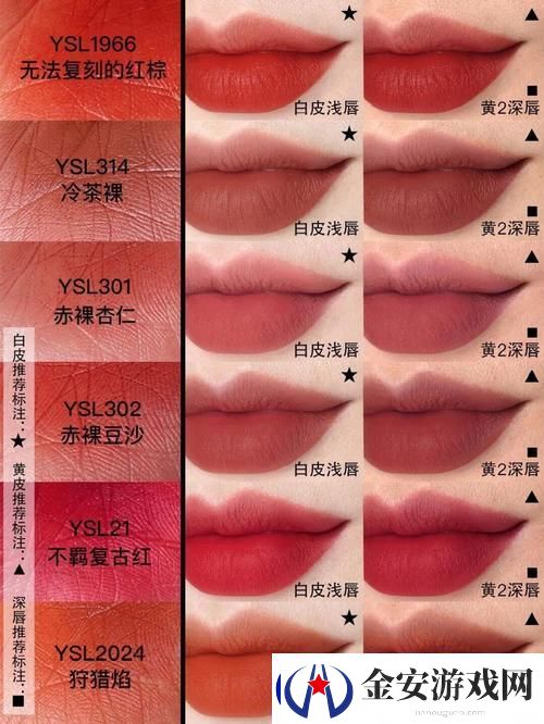 色彩缤纷的ysl口红水蜜桃色号76