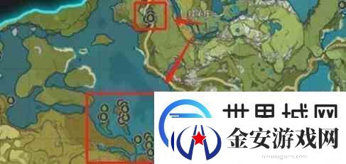 原神青蛙快速收集路线