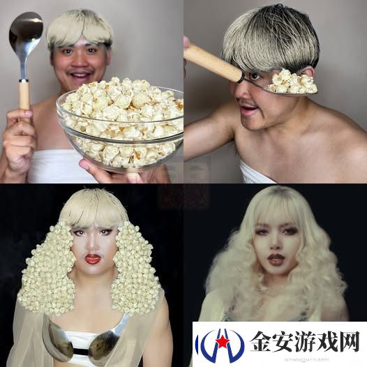 爆米花的妙用被开发了！泰国低成本COS小哥最新作赏