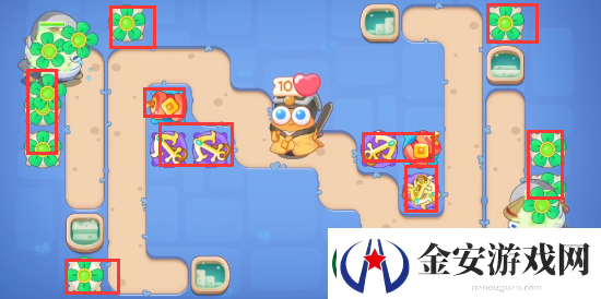 保卫萝卜4阿波道长第7关攻略