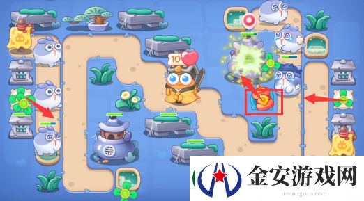 保卫萝卜4阿波道长第7关攻略