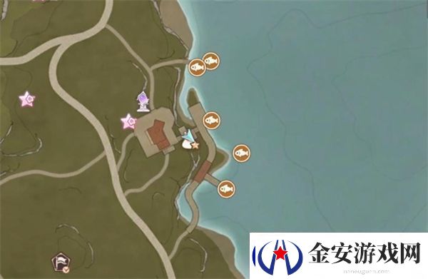 无限暖暖粉色缎带鱼钓取位置